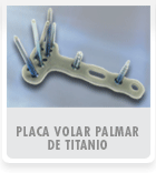 Placa Volar Palmar de Titanio