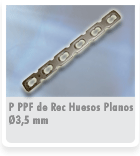 Placas Gauss Plate con fijacion asegurada de Titanio